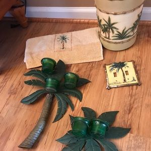 Palm tree wall decor